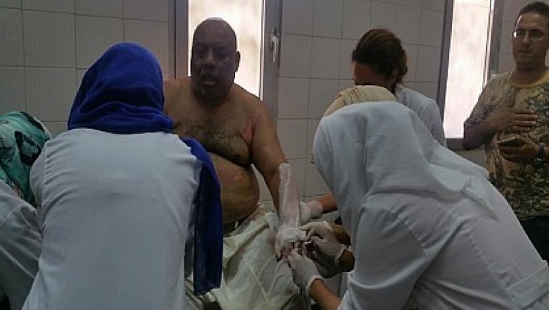 عاجل&hellip;برلماني من  البام يشعل النار في جسده بابن جرير- صور