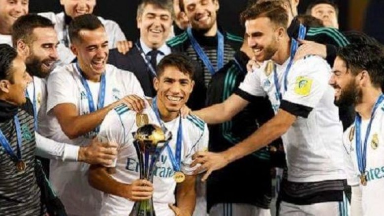 حكيمي أول لاعب مغربي يفوز بالموندياليتو