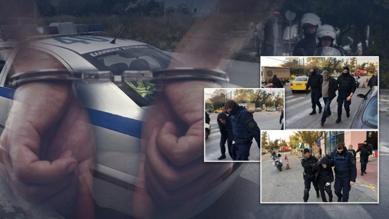 مطاردة و اطلاق النار في وسط أثينا بين الشرطة و سجينين قفزا من ذاخل سيارة الأمن