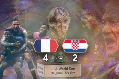  فرنسا بطلةً للعالم للمرة الثانية في تاريخها  بمنتخب غالبيته من المهاجرين.بعد إطاحتها بكرواتيا في النهائي