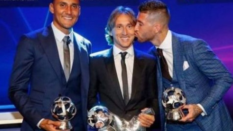 رسمياً  لوكا مودريتش أفضل لاعب في أوروبا متفوقاً على رونالدو !